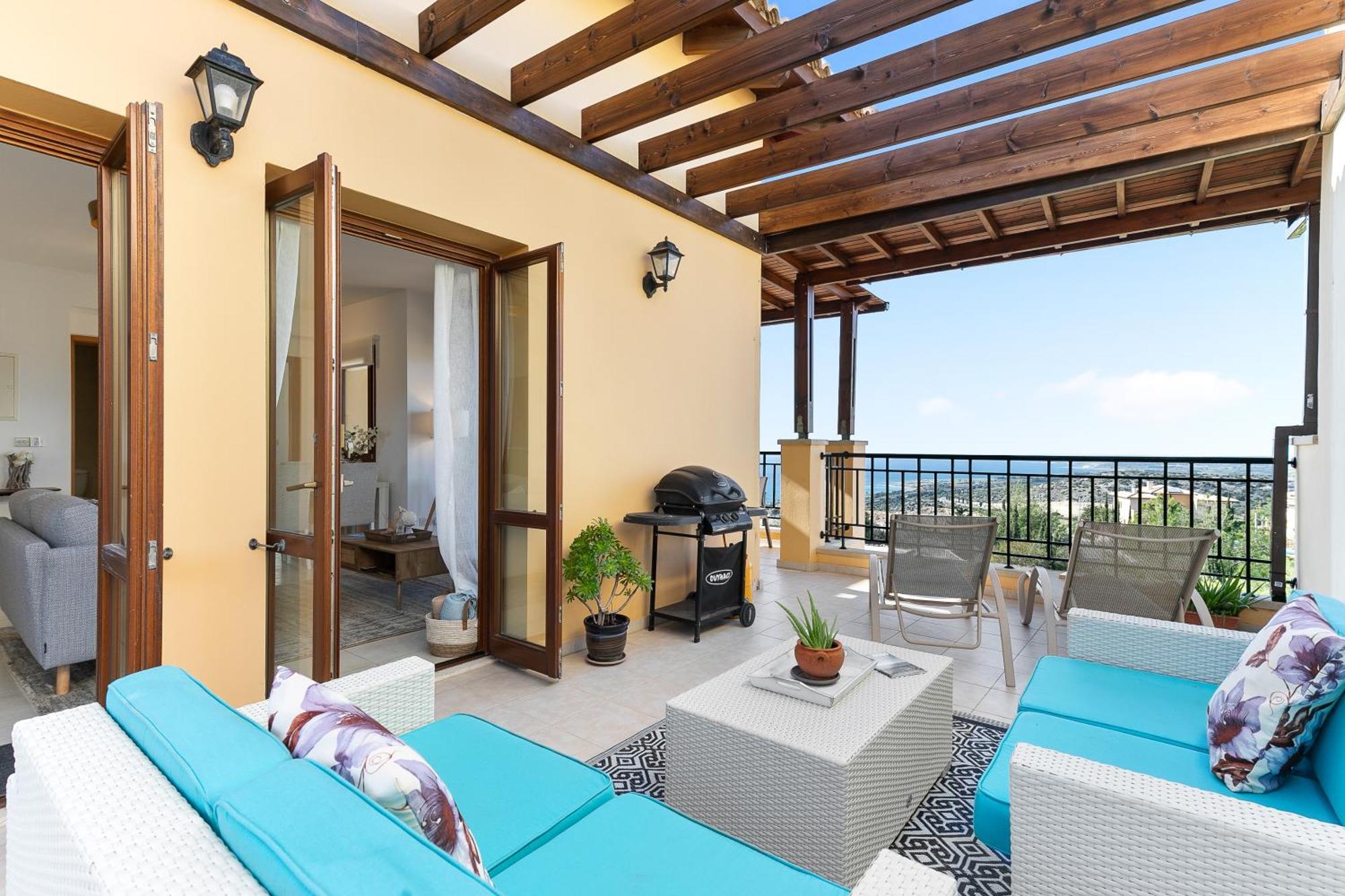1 Bedroom Apartment Pyrgos With Beautiful Sea And Sunset Views, Aphrodite Hills Resort Kouklia Exteriér fotografie