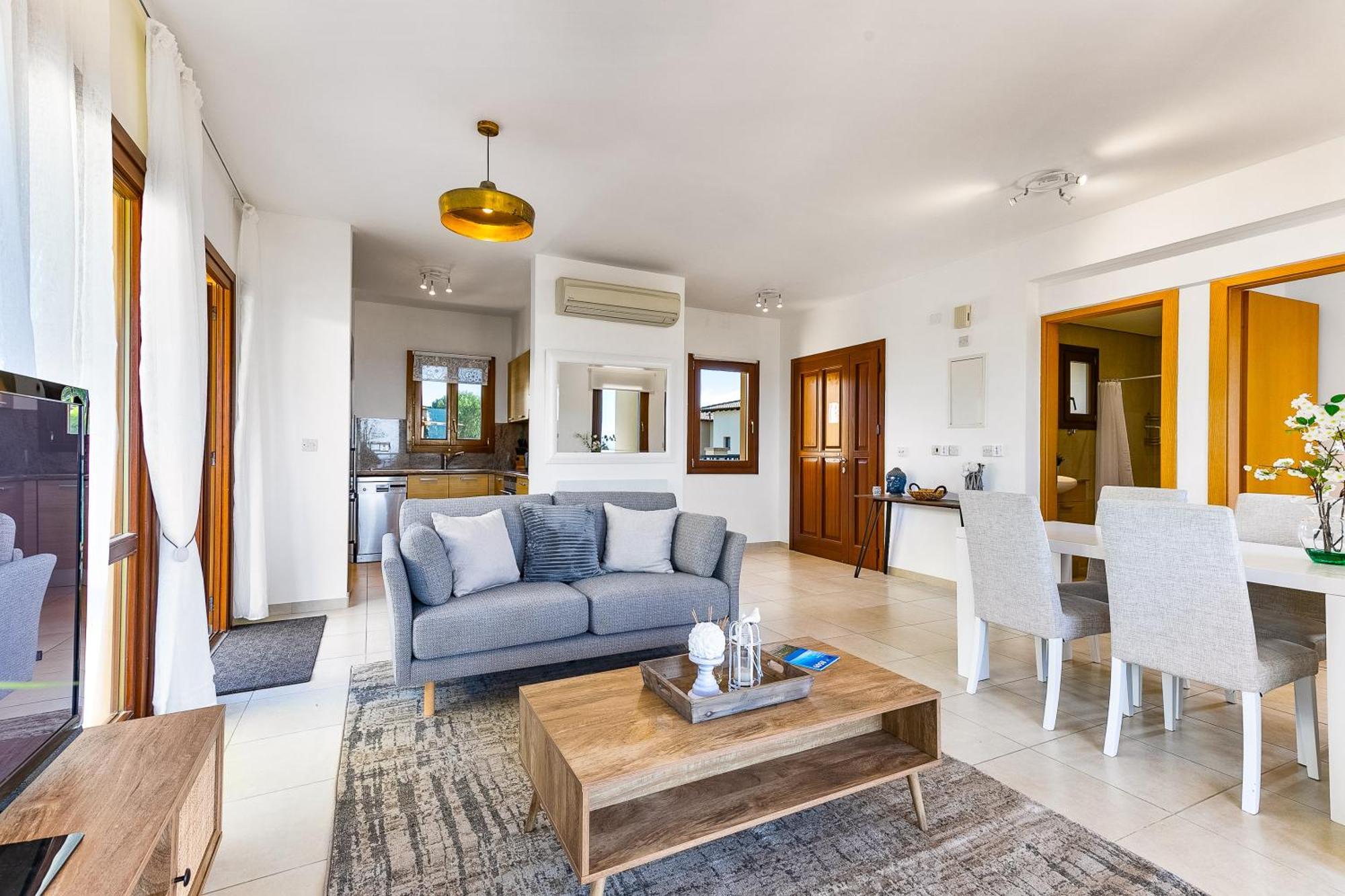 1 Bedroom Apartment Pyrgos With Beautiful Sea And Sunset Views, Aphrodite Hills Resort Kouklia Exteriér fotografie